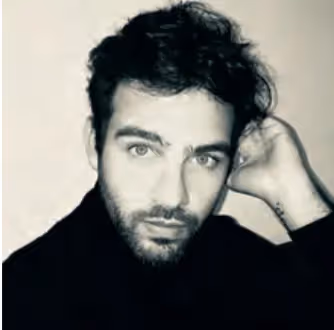 Portrait for Festival dei Due Mondi, contemplative man in black sweater