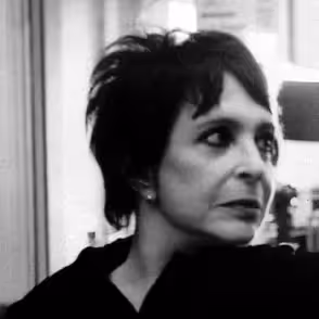Portrait of performer at Festival di Spoleto, black and white artistic photo