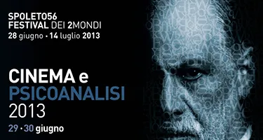 Locandina del Festival di Spoleto 2013 con volto sfumato di uomo anziano