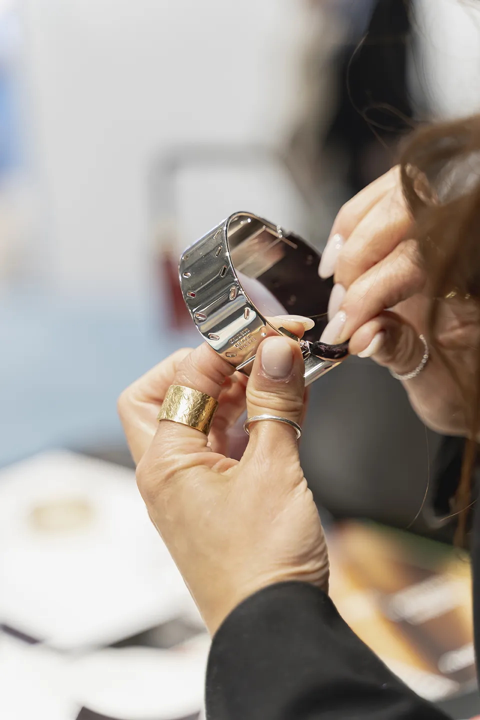 Dettaglio di un orologio durante il Festival di Spoleto