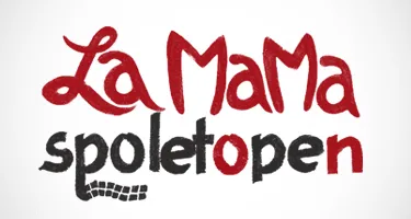 La MaMa Spoleto Open Festival di Spoleto logo with stylized text