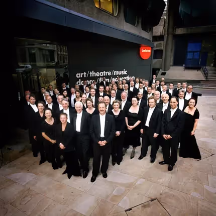 Festival di Spoleto performers in elegant black and white formal attire