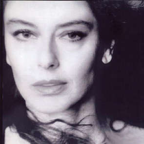 Black and white portrait of woman at Festival di Spoleto arts event