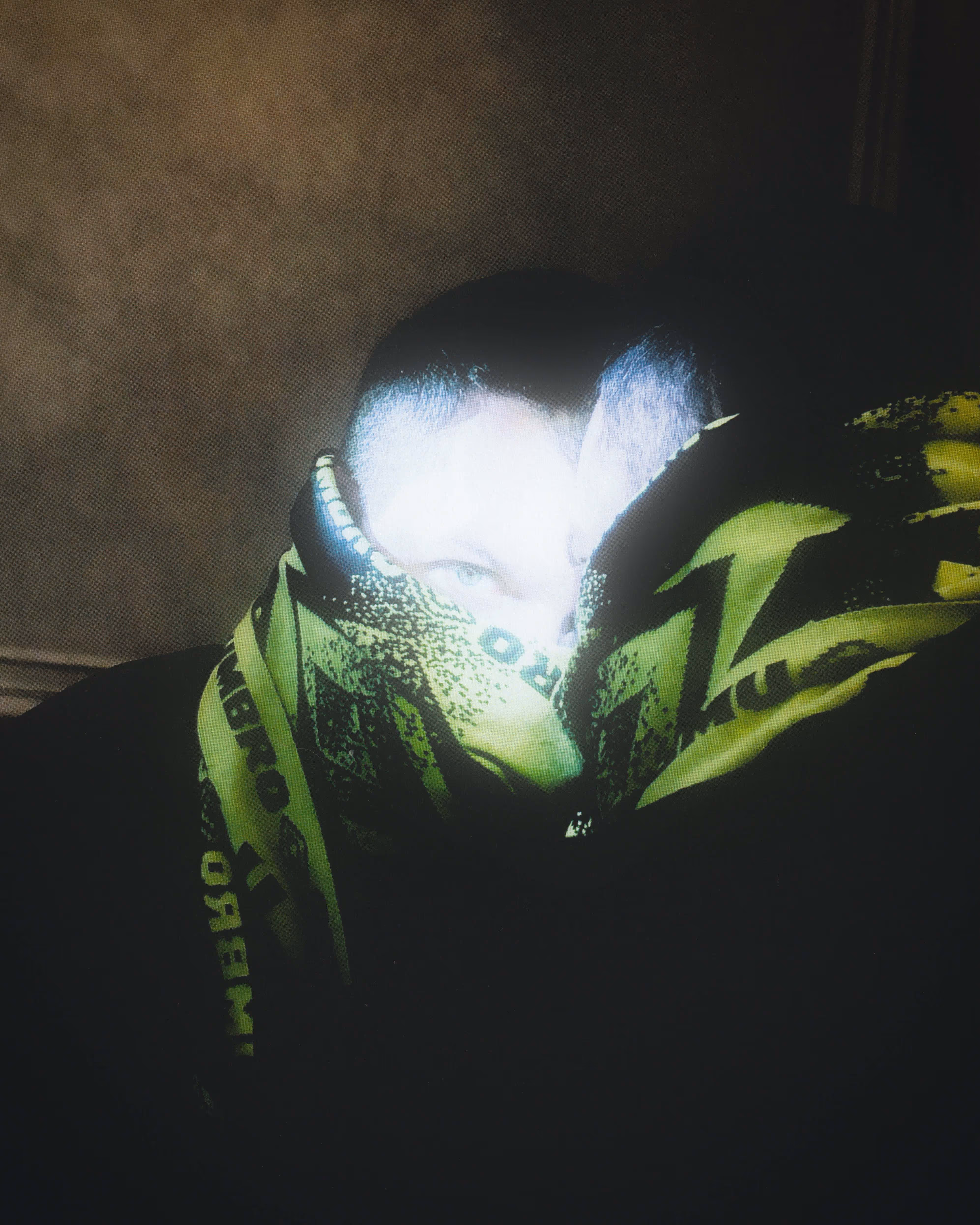 Festival di Spoleto artistic performance with dramatic lighting and green costume