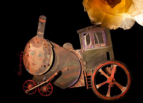 Vecchio macchinario teatrale al Festival di Spoleto, arte meccanica vintage