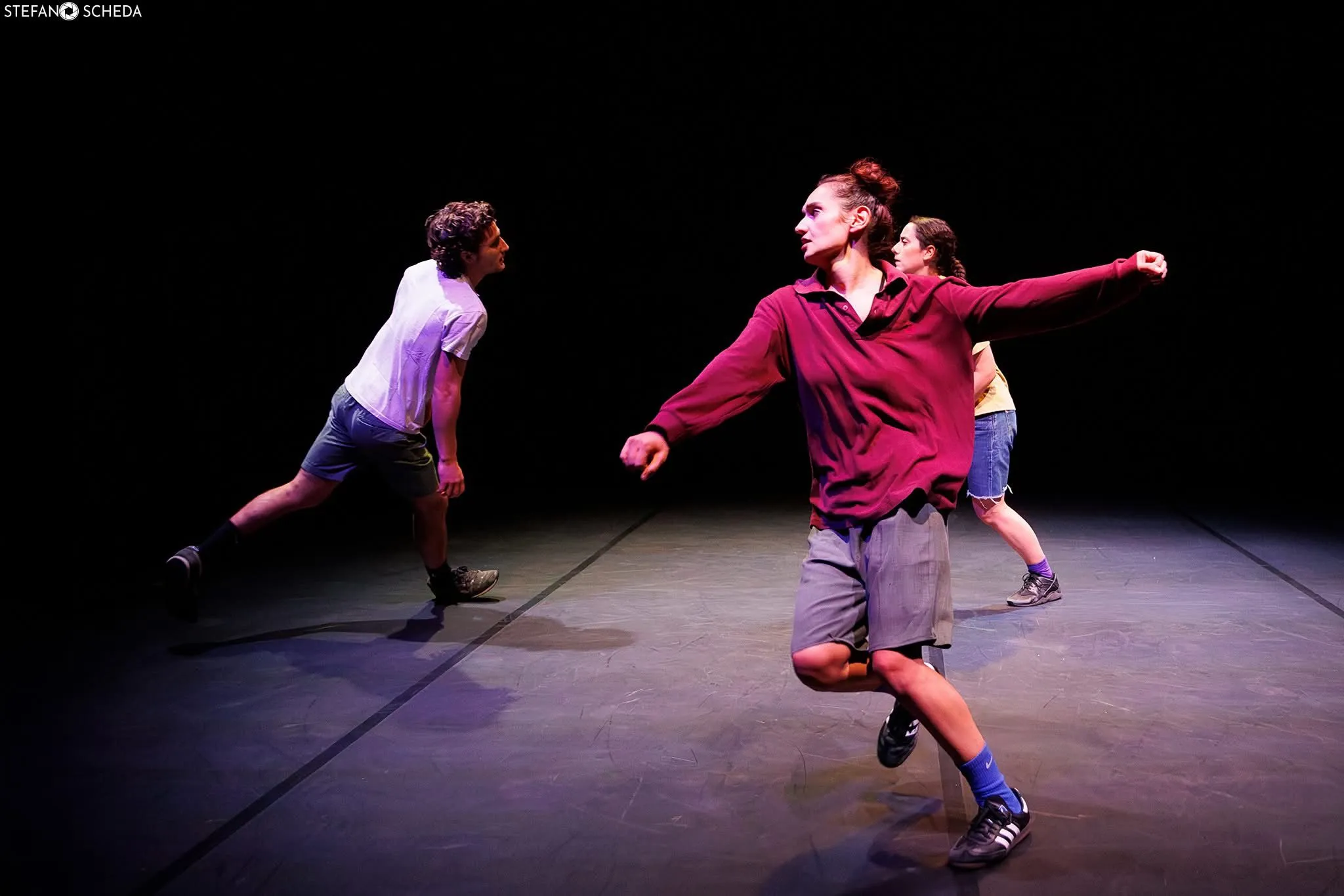 Dynamic dance performance at Festival di Spoleto with energetic movement