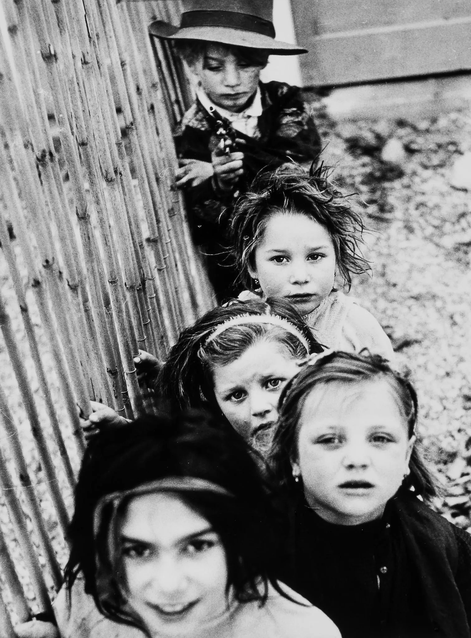Festival di Spoleto artistic black and white portrait of children