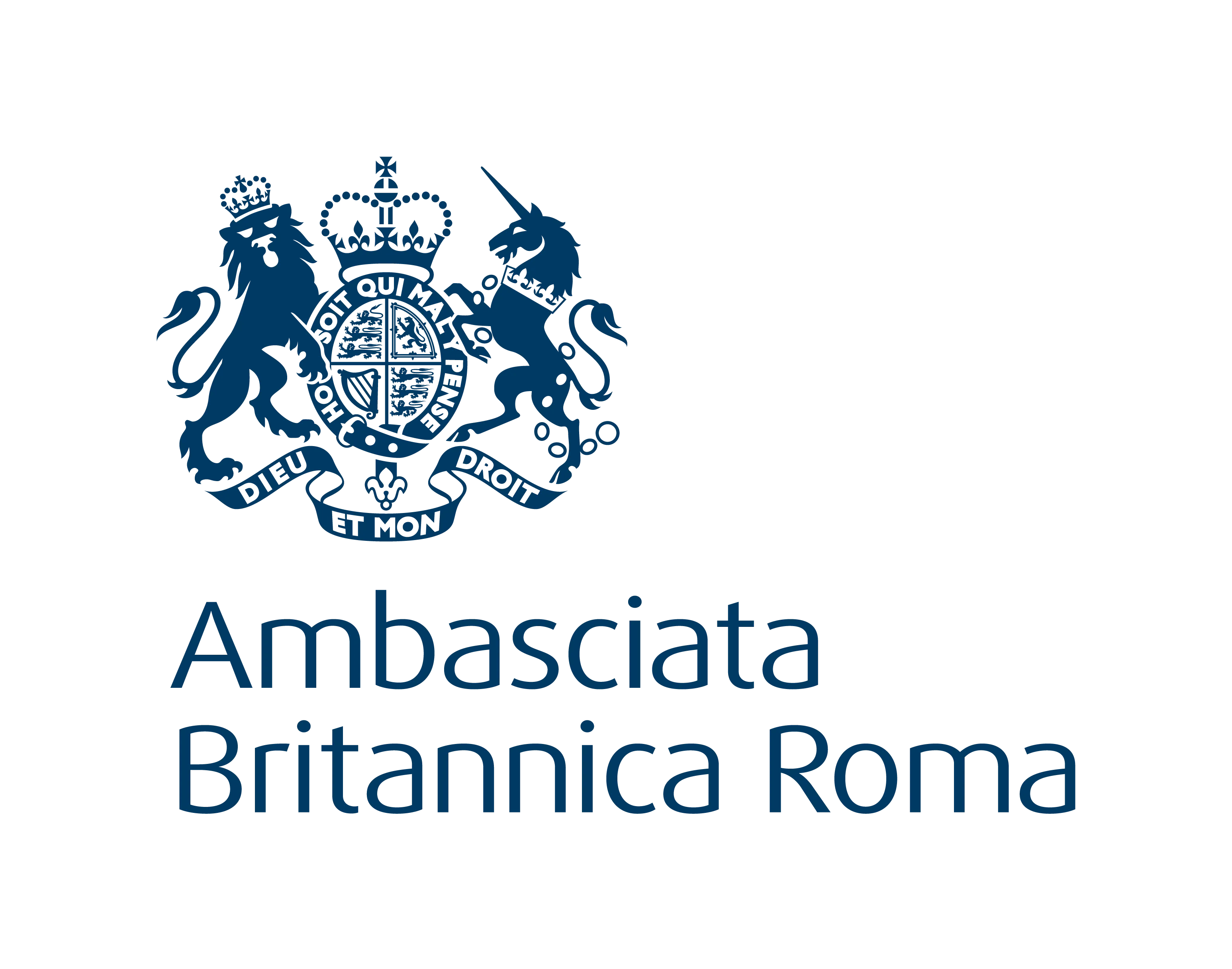 Sponsoring event at Festival di Spoleto, British Embassy logo in Rome