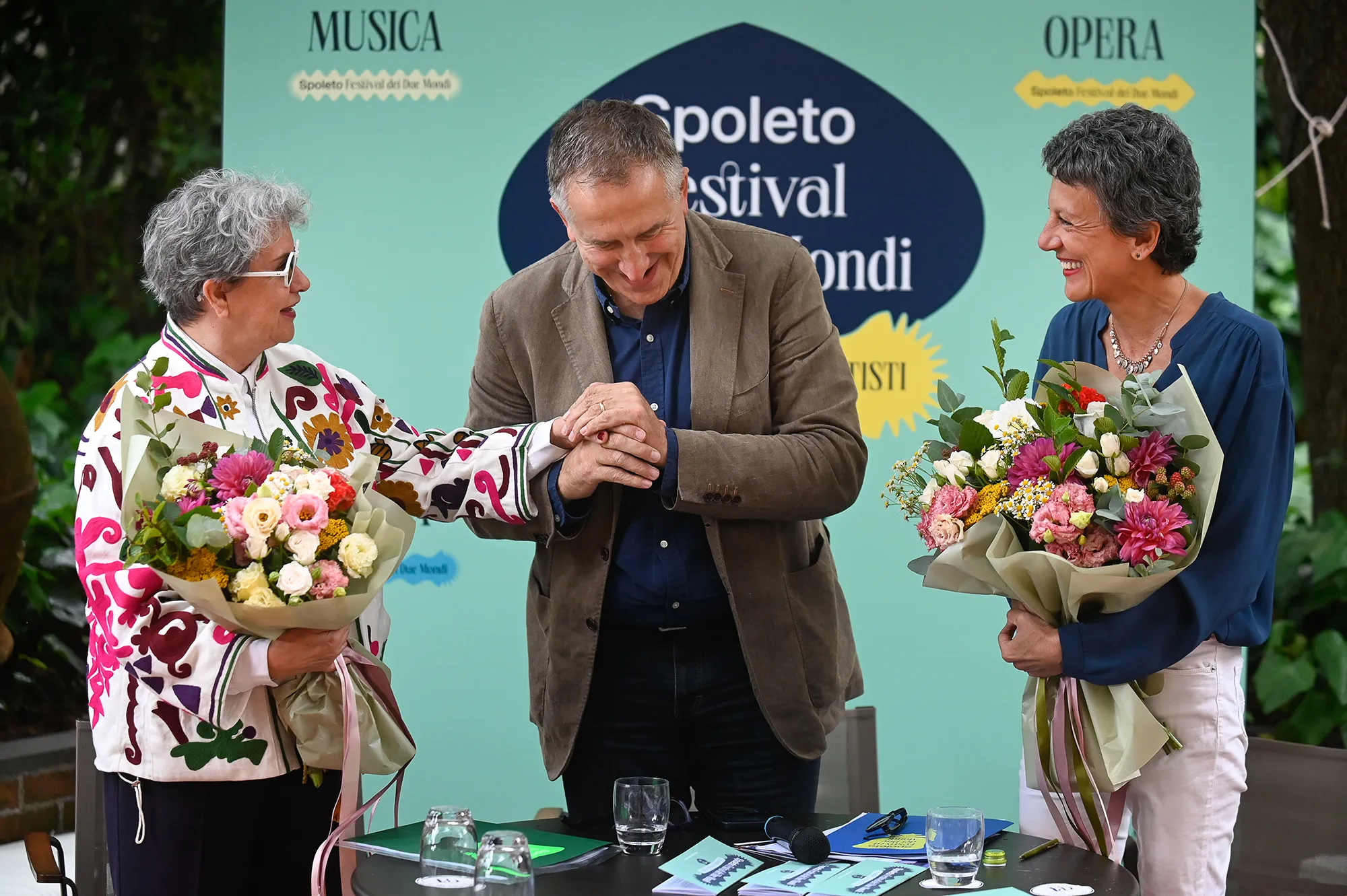 Video Festival di Spoleto: momenti di gioia e condivisione tra artisti