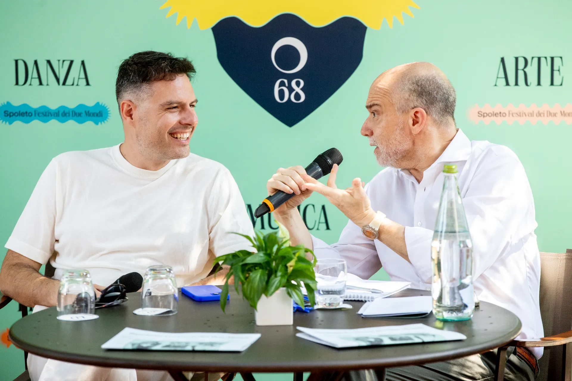 Video intervista al Festival di Spoleto 68, due artisti dialogano con passione