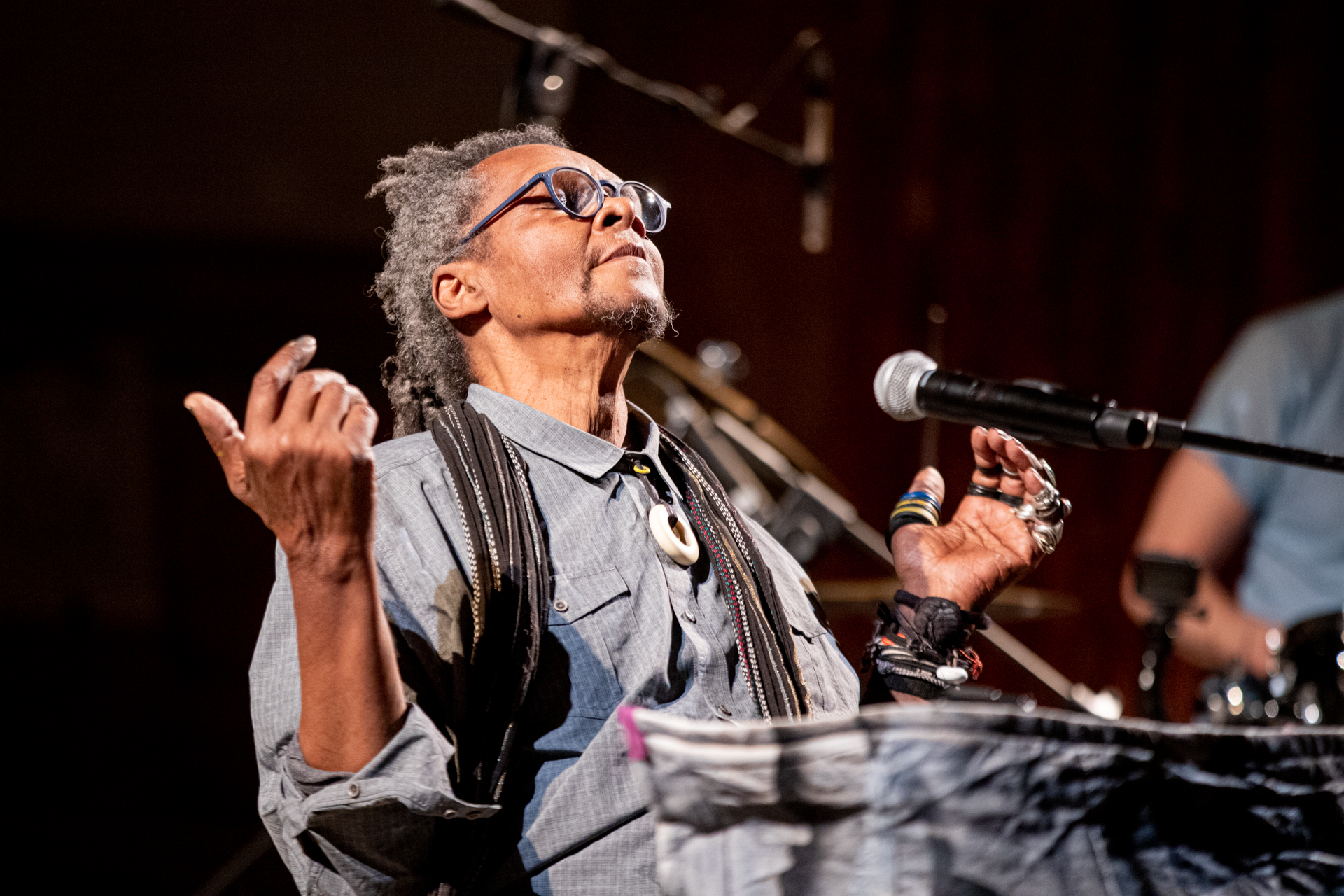 Passionate musician performing at Festival di Spoleto with emotional intensity