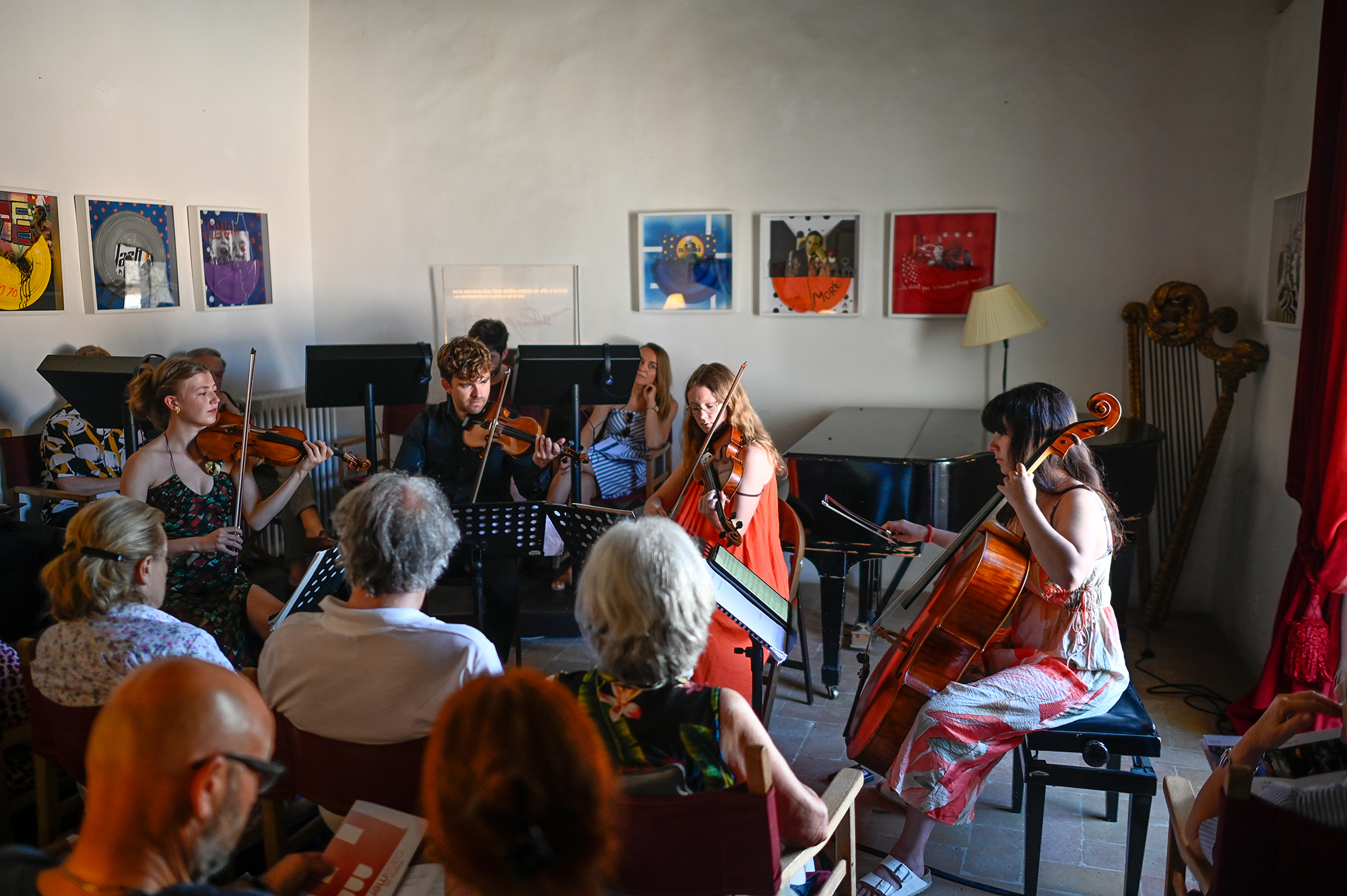 Concerto di musica da camera al Festival di Spoleto con giovani musicisti