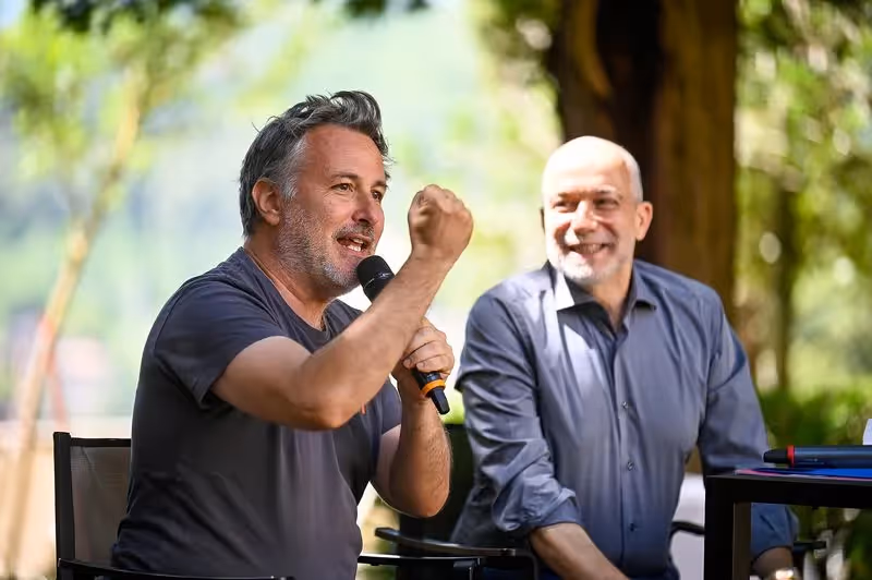 Festival di Spoleto presenters discuss event during outdoor press conference