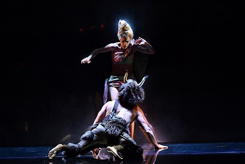 Dynamic dance performance at Festival di Spoleto showcasing dramatic movement