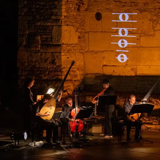 Festival di Spoleto musicians perform classical concert in historic stone venue
