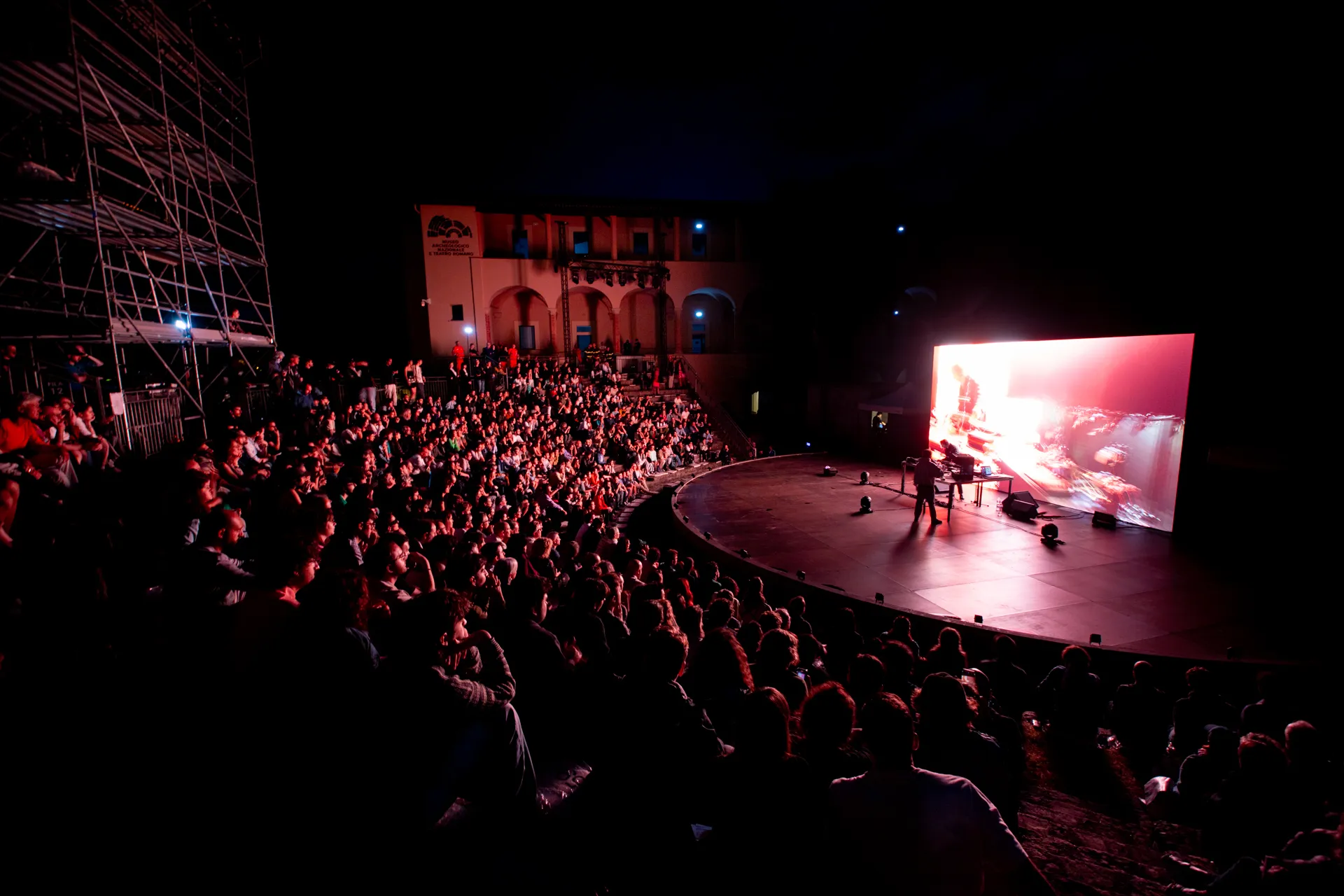 Festival di Spoleto: Packed audience watches performance on dramatic stage