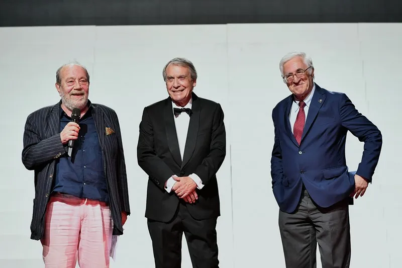 Distinguished guests at Festival di Spoleto, three men in formal attire