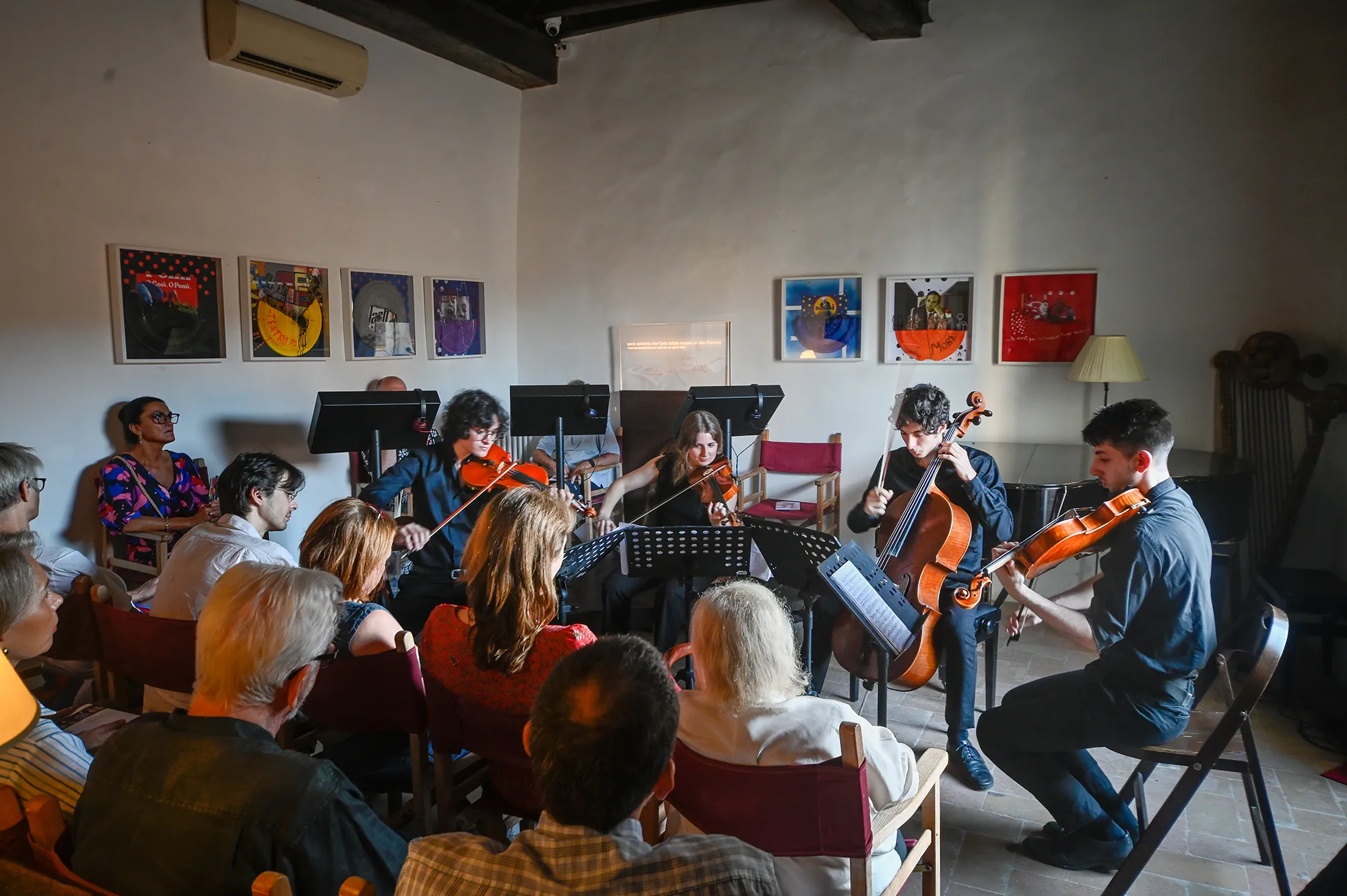 Festival di Spoleto chamber music concert with young musicians performing