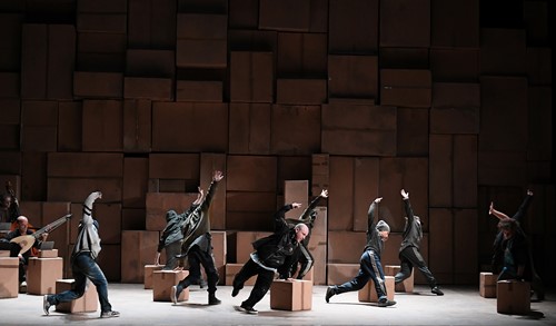 Festival di Spoleto dancers performing dynamic contemporary choreography on stage