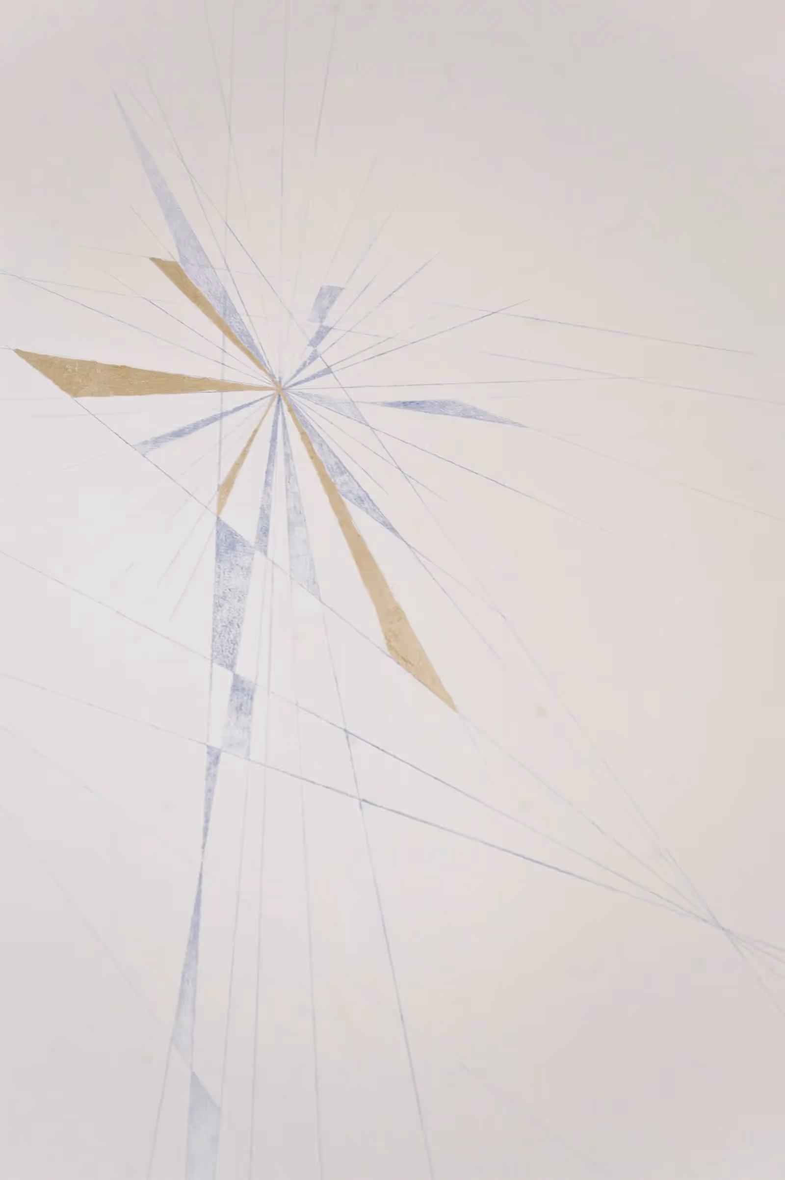 Manifesto astratto del Festival di Spoleto con forme geometriche frammentate