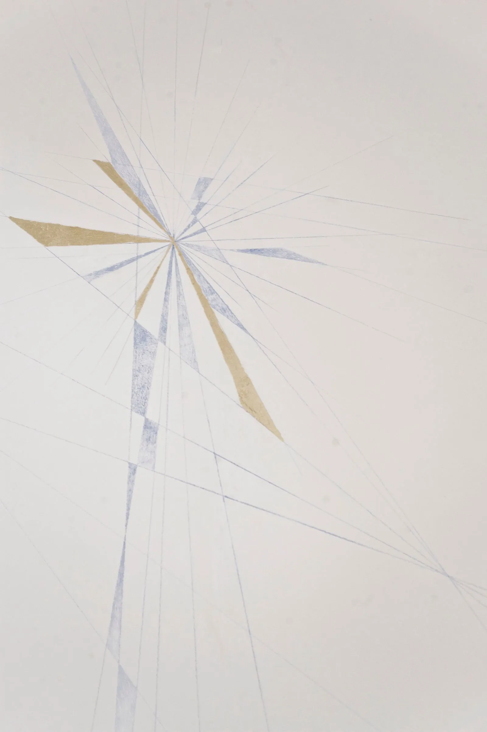 Manifesto astratto del Festival di Spoleto con forme geometriche frammentate