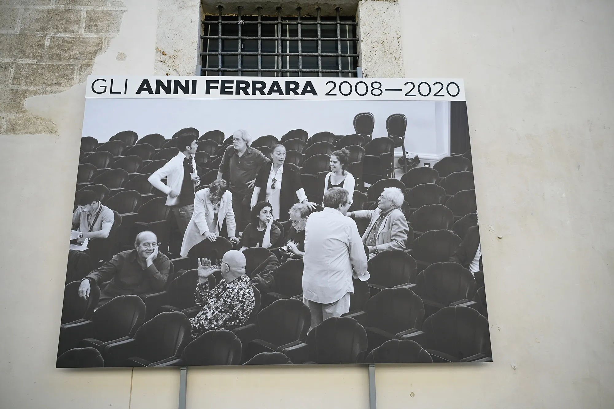Festival di Spoleto exhibit showcasing Gli Anni Ferrara 2008-2020 group photo