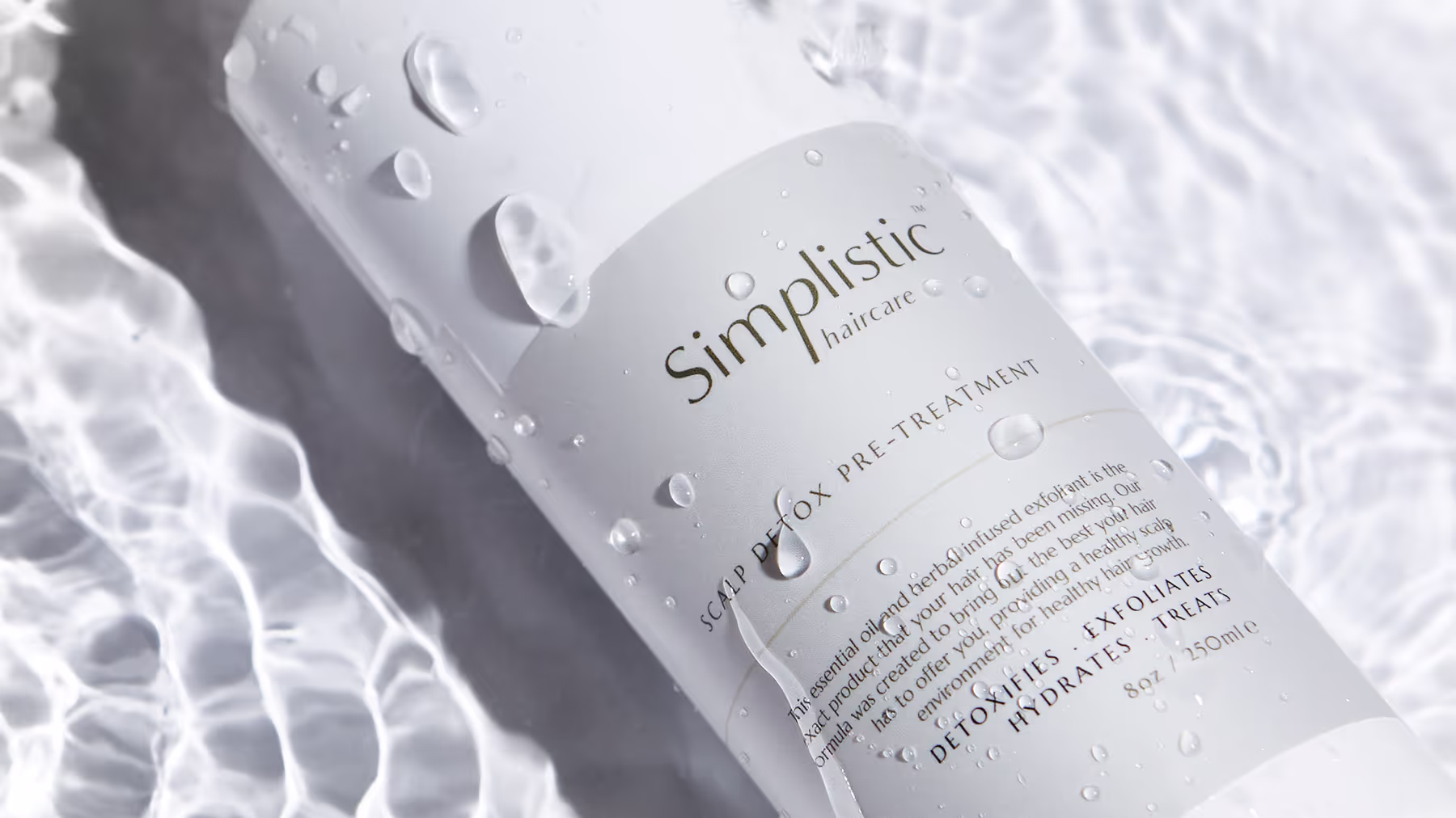 Sarah Oden Product Photographer Little Rock Arkansas Simplistic Haircare Detox Shampoo