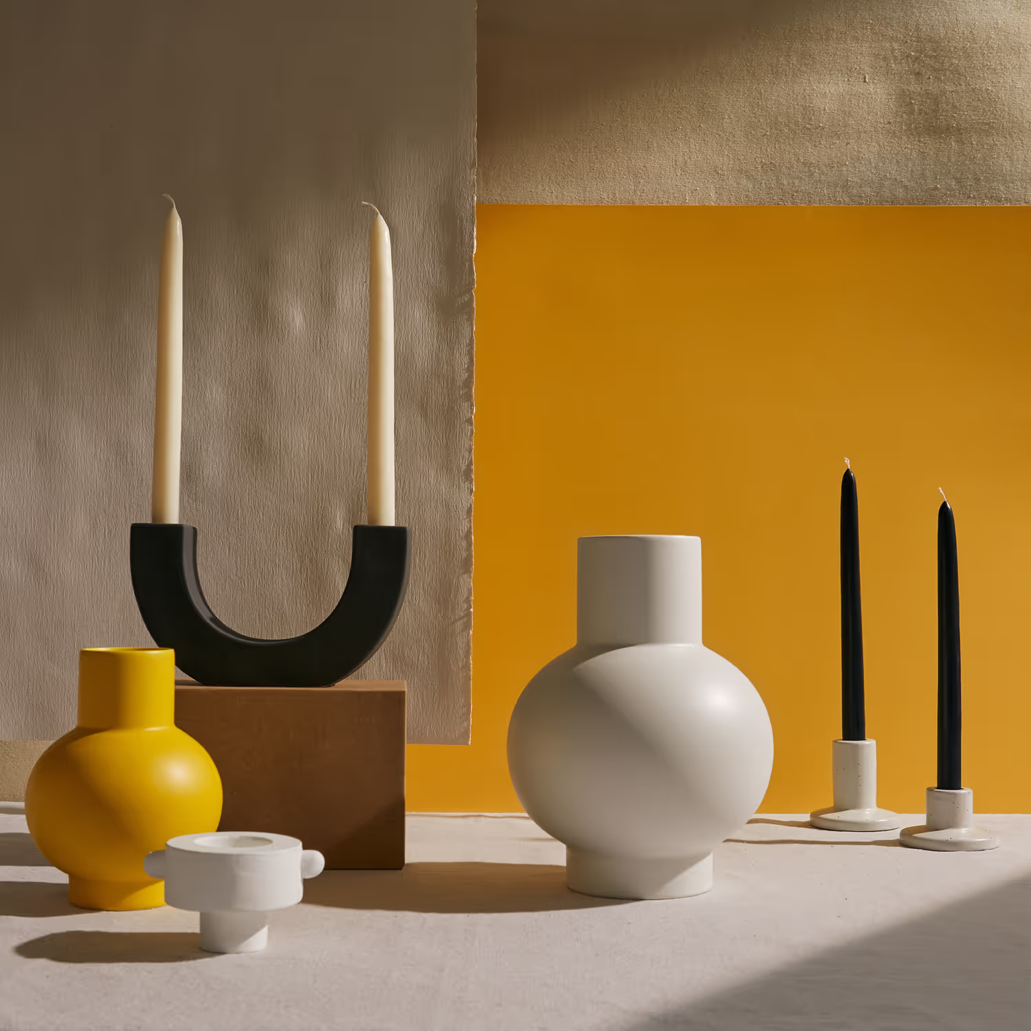 Sarah Oden Product Photographer Little Rock Arkansas Product Styling Modern Home Decor Candles Vases