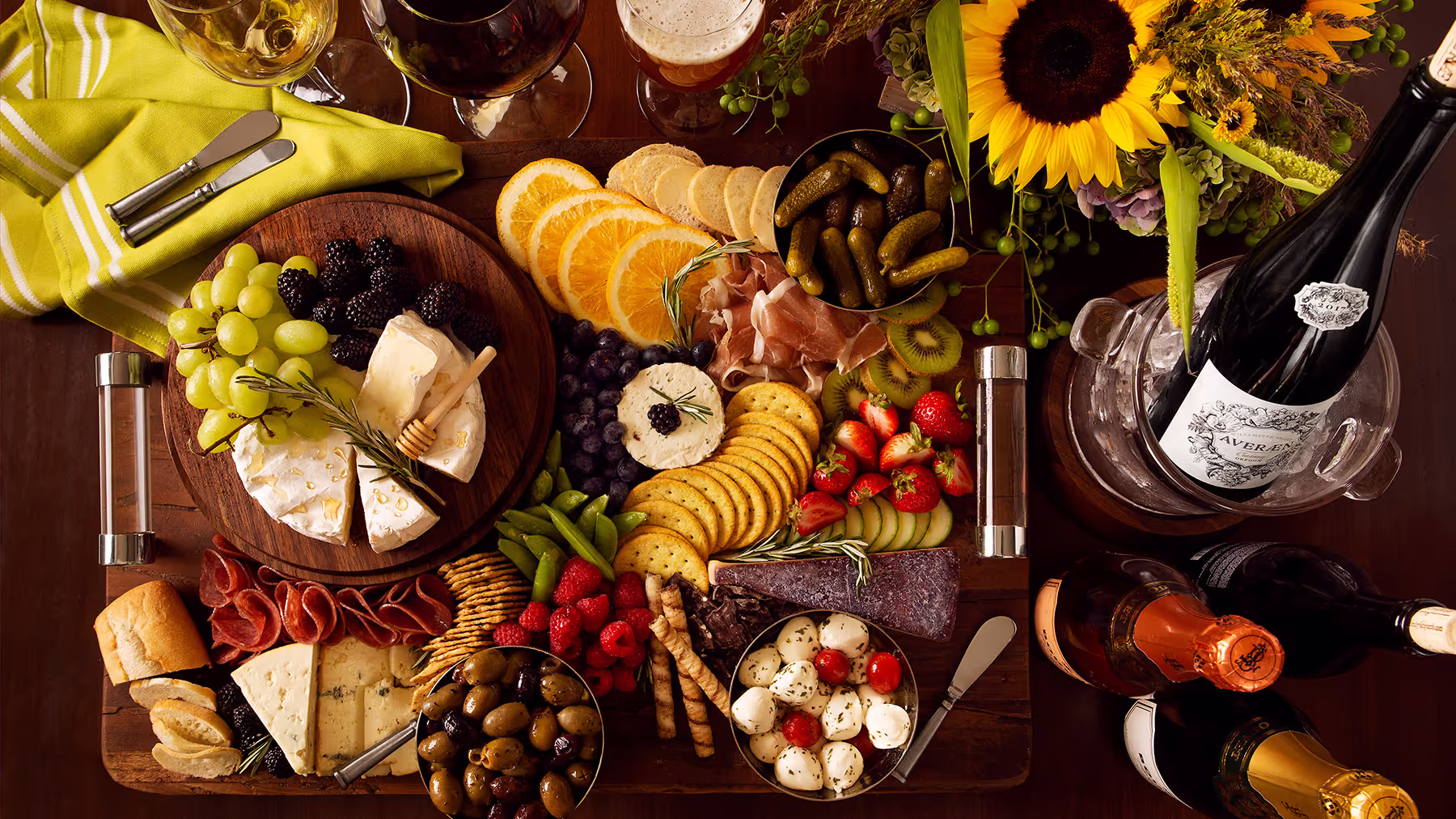 Sarah Oden Product Photographer Little Rock Arkansas Food Photography Charcuterie Cheese Wine