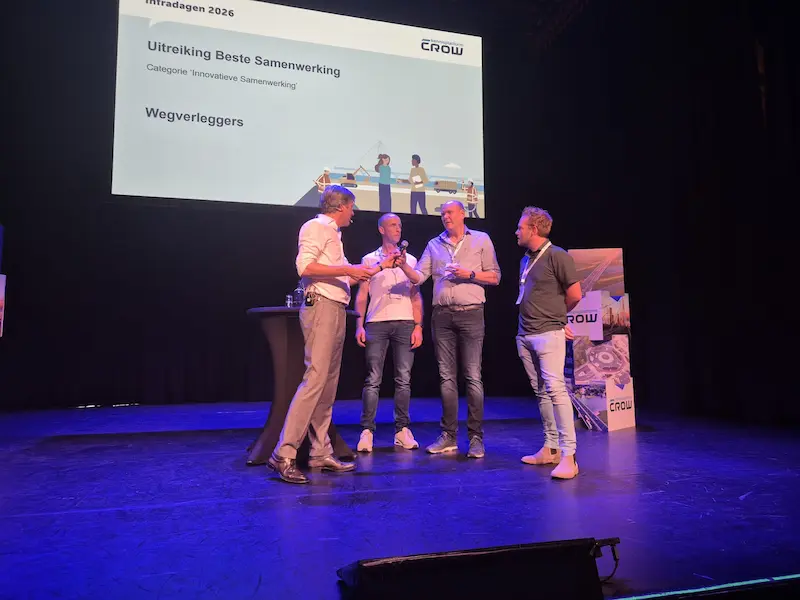 Wegverleggers wint CROW Prijs voor Beste Samenwerking