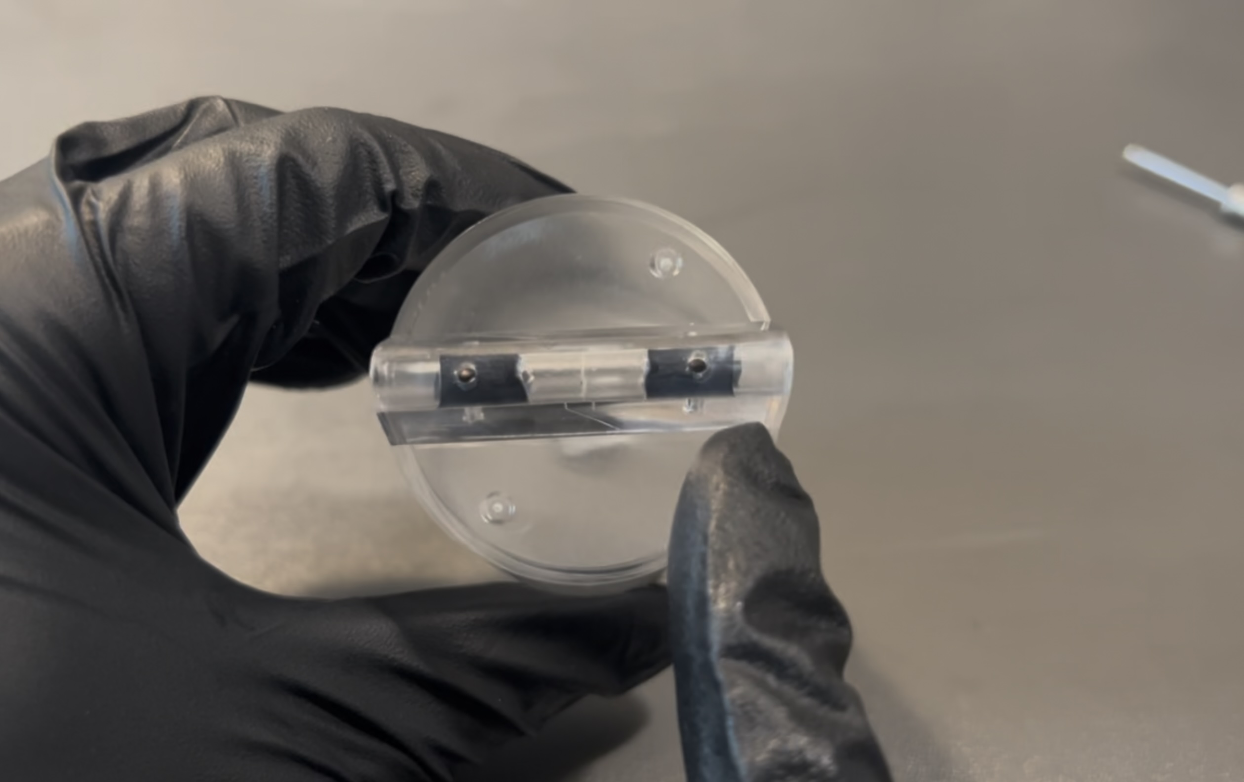 Make sure the holes are covered. 