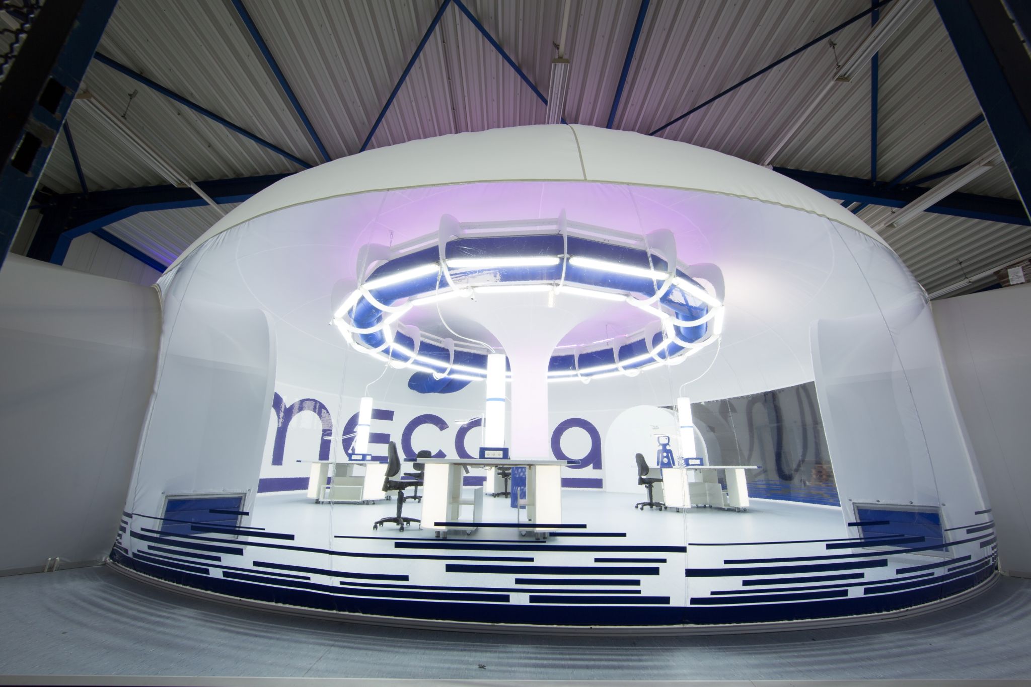 runder Reinraum bei mecora