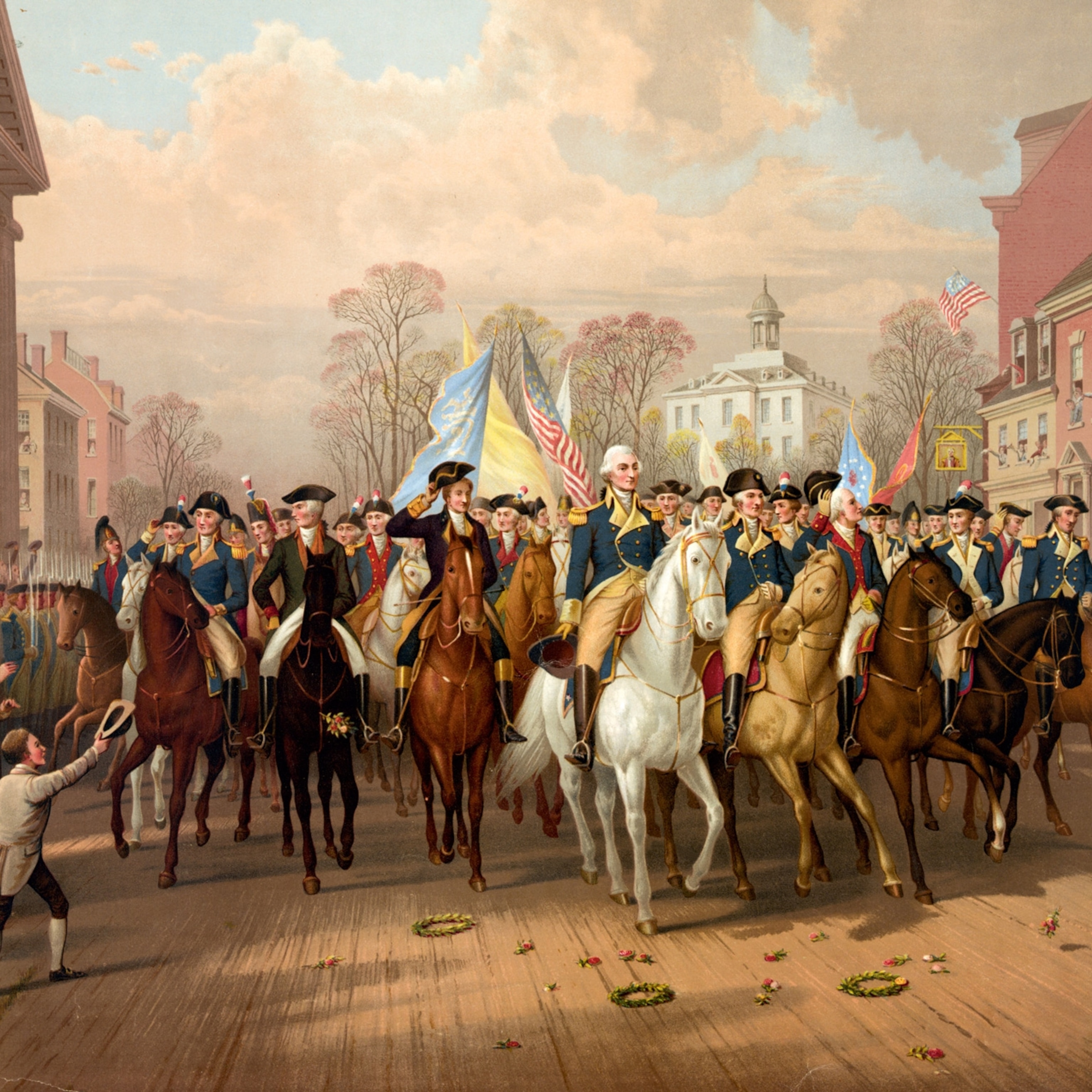 a lady with blonde curly hair using a computer in a office, we can see her coworkers in the background
