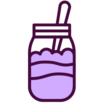 Overnight oats icon.