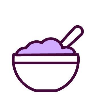 Oatmeal icon.
