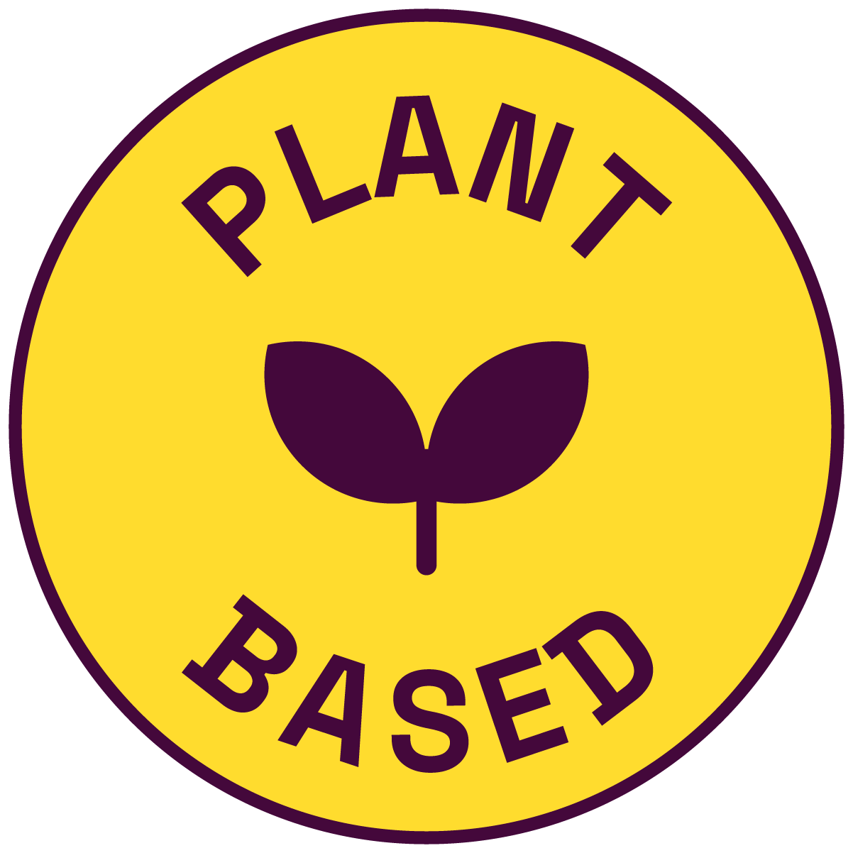 Plant based badge.