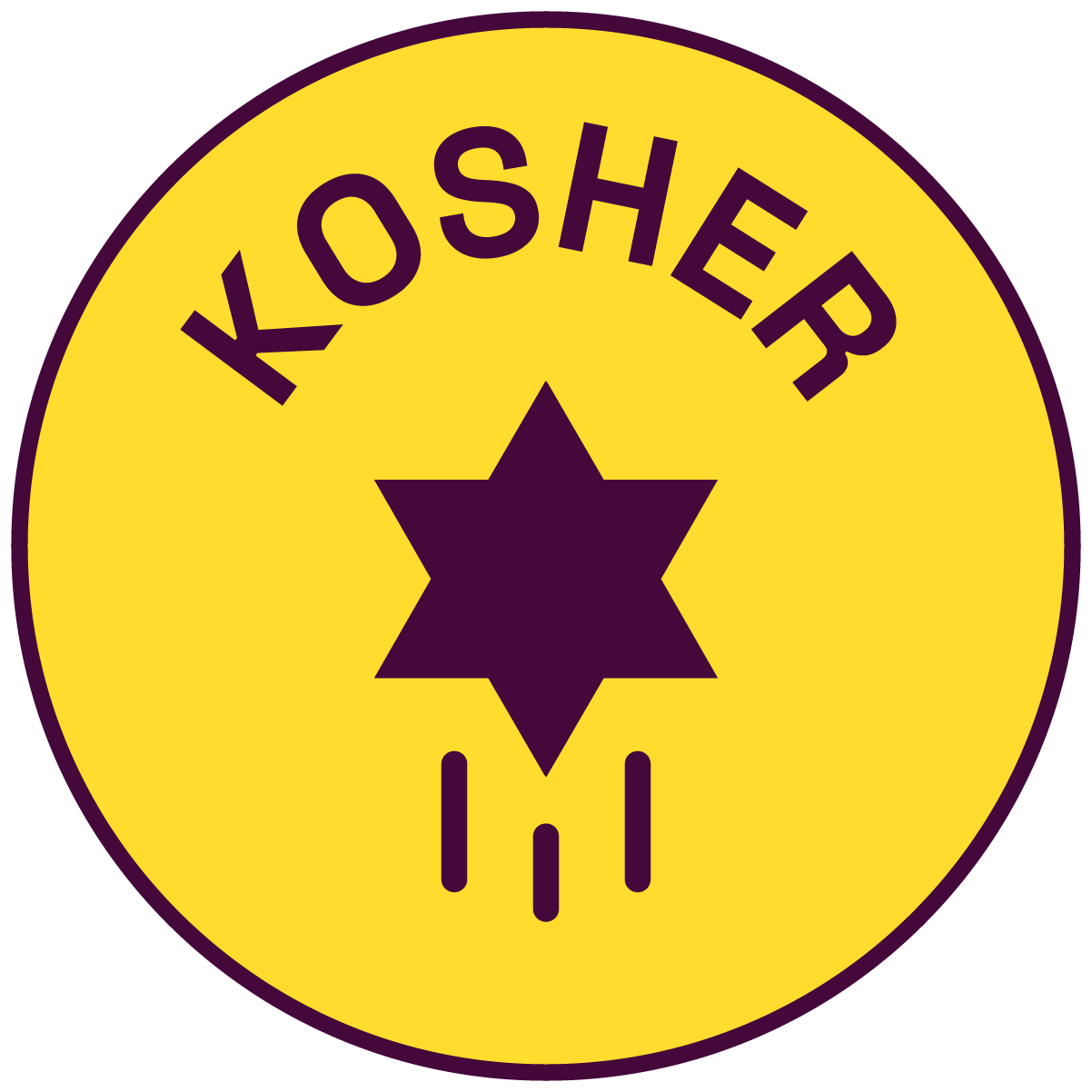 Kosher badge.