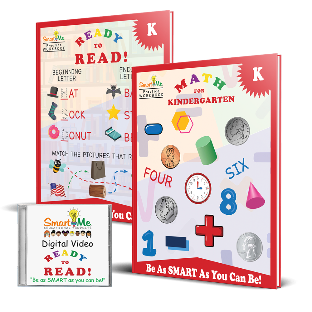 Kindergarten Practice Workbook Bundle