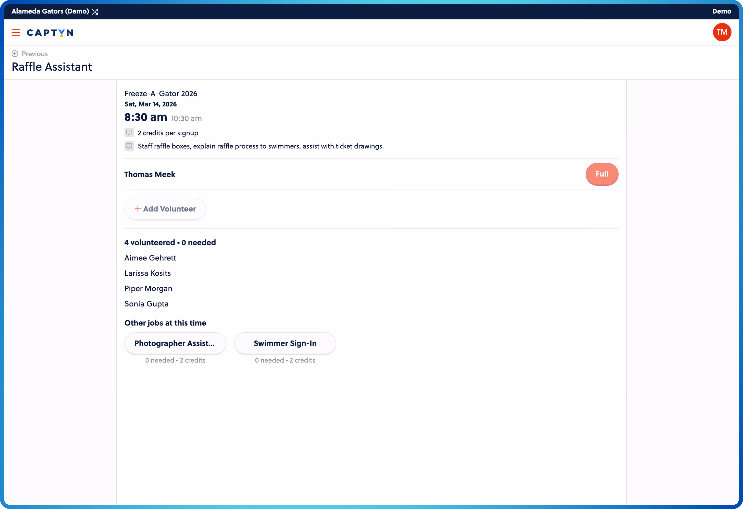 Dashboard mockup