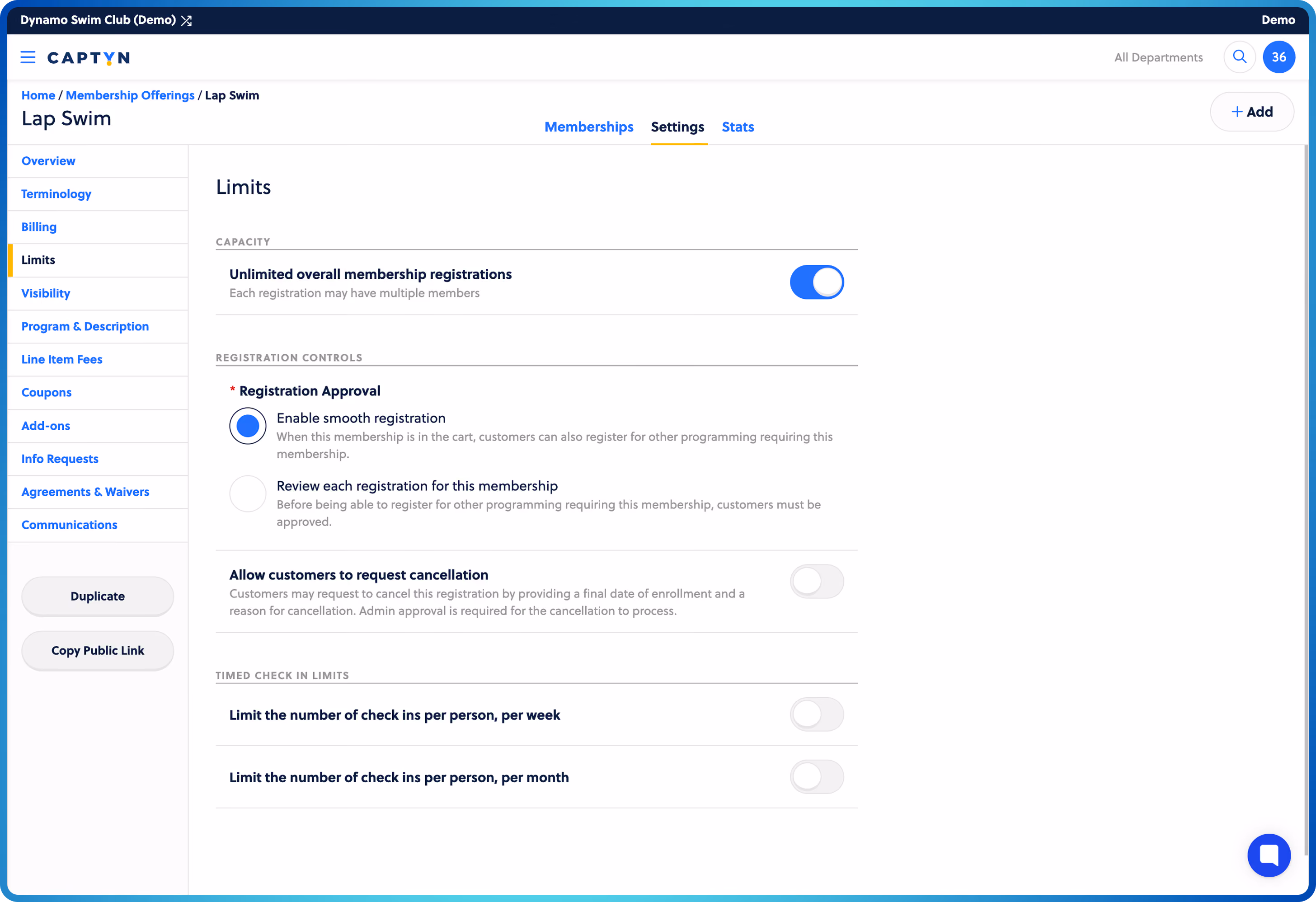 Dashboard mockup