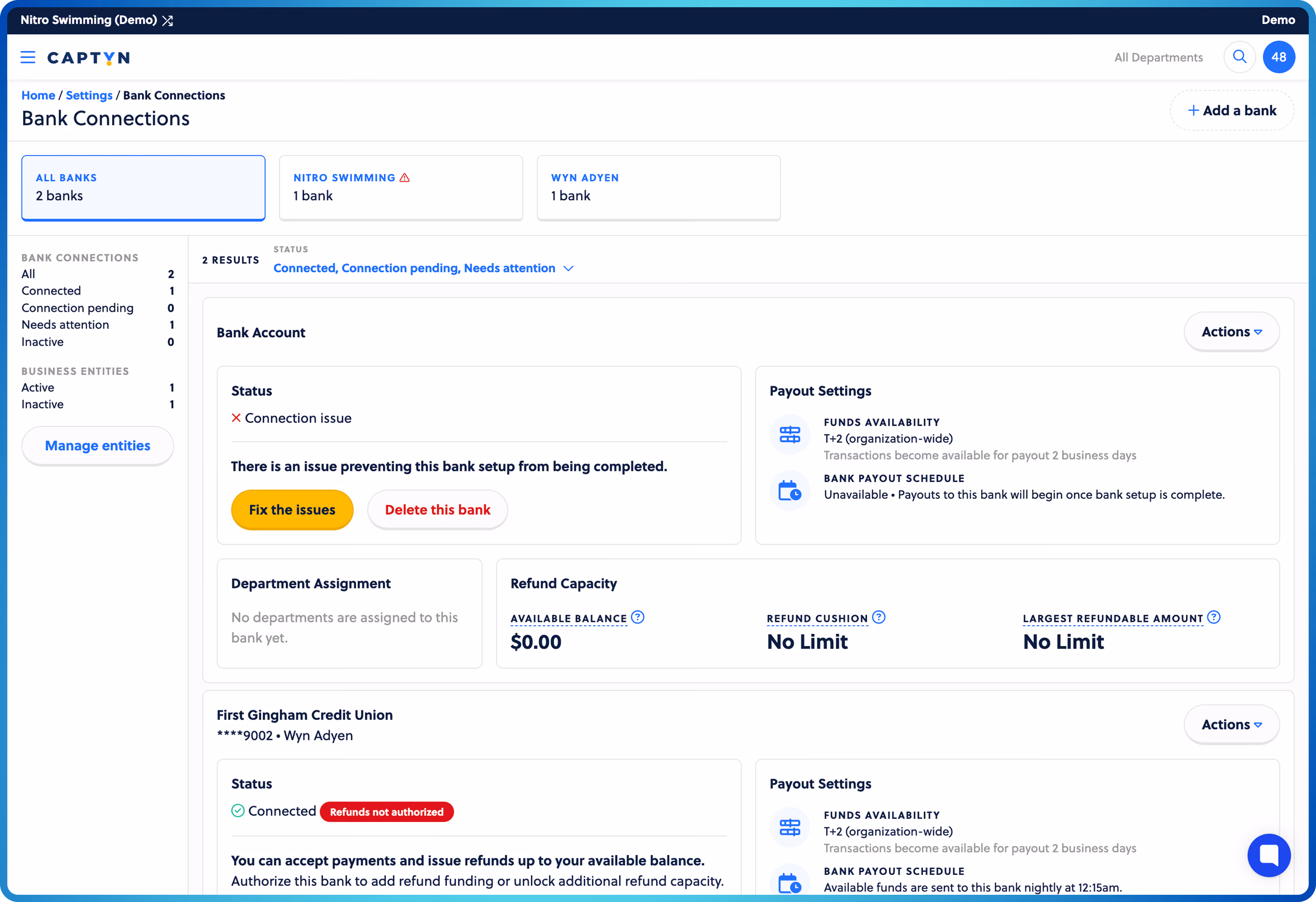 Dashboard mockup