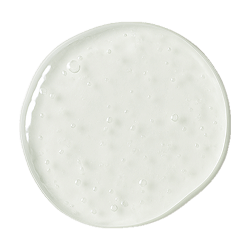 Clear, glossy Aloe Vera gel with a smooth texture and small bubbles, ideal for soothing irritated dog skin