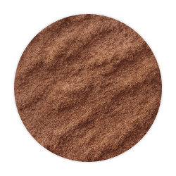 Fine, light brown dehydrated kangaroo powder with a slightly grainy texture, used as a healthy dog food ingredient