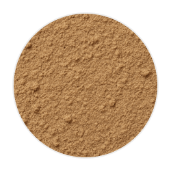 Fine light brown vegetable digest powder with a slightly grainy texture, commonly used in dog food supplements