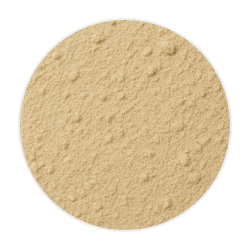Fine, light beige Boswellia powder with a slightly grainy texture, shown as a natural dog supplement