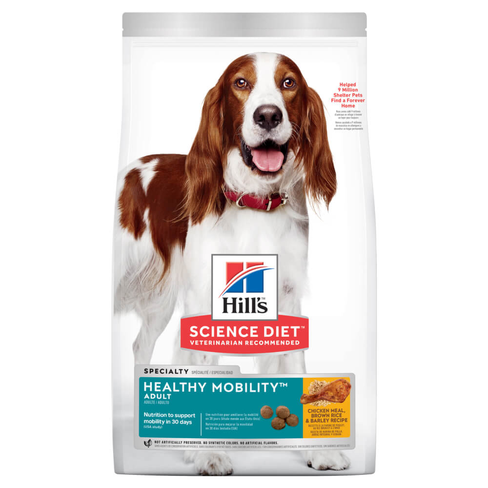 Adult Healthy Mobility Chicken Meal, Barley and Brown Rice Recipe Dog Food