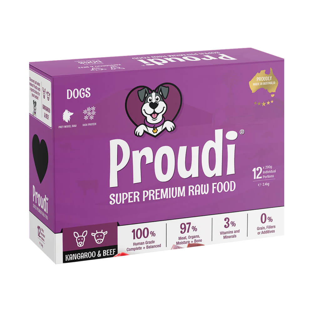 Kangaroo and Beef Raw Meat Patties