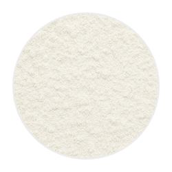Fine, off-white cellulose gum powder with a soft, slightly grainy texture, used as a thickener in dog food