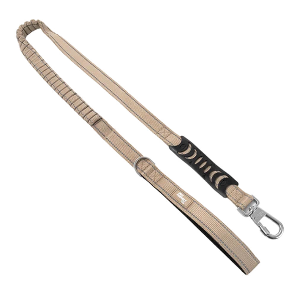 Bungee Dog Leash — Brown