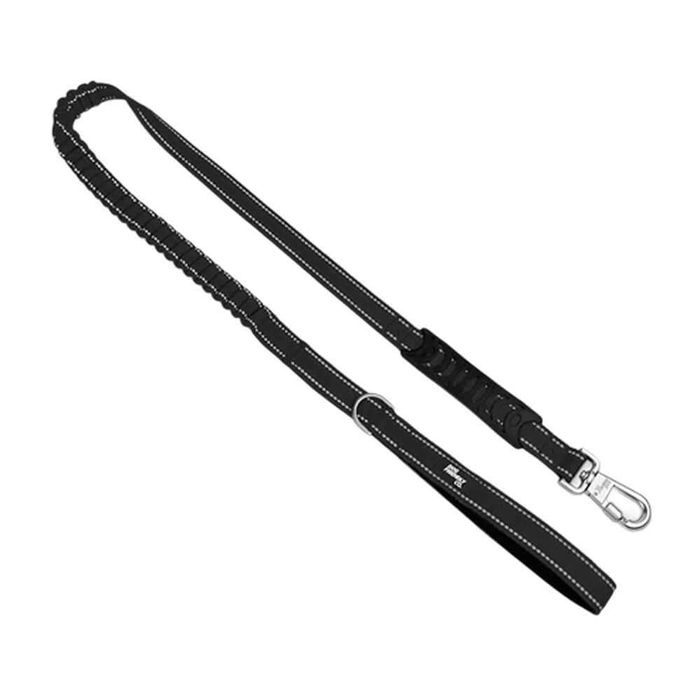 Bungee Dog Leash — Black